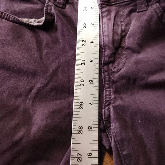American Eagle Outfitters Jegging Women Plum Purple Super Stretch Size 4 Regular - Picture 16 of 16